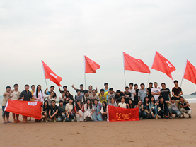 橙樹網(wǎng)絡(luò)蒼南柳壟沙灘露營記！